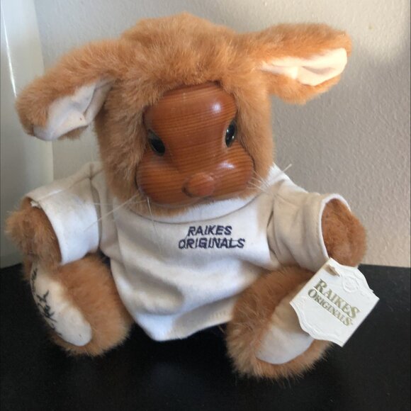 Raikes Original Vintage Wooden Face rabbit - Picture 2 of 4